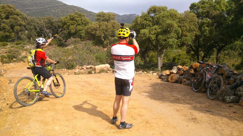 Tom and Mark watching Vultures circling around