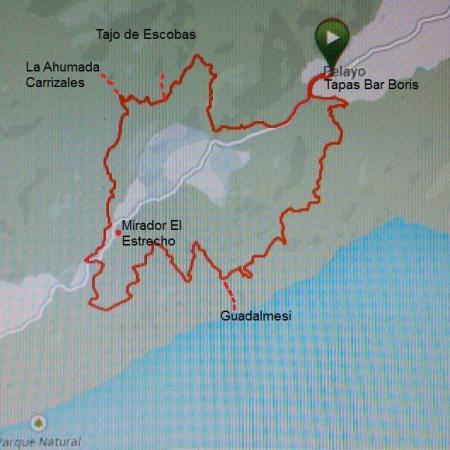 30 km of pure mountain biking.
