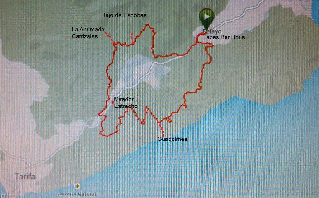 30 km of pure mountain biking.