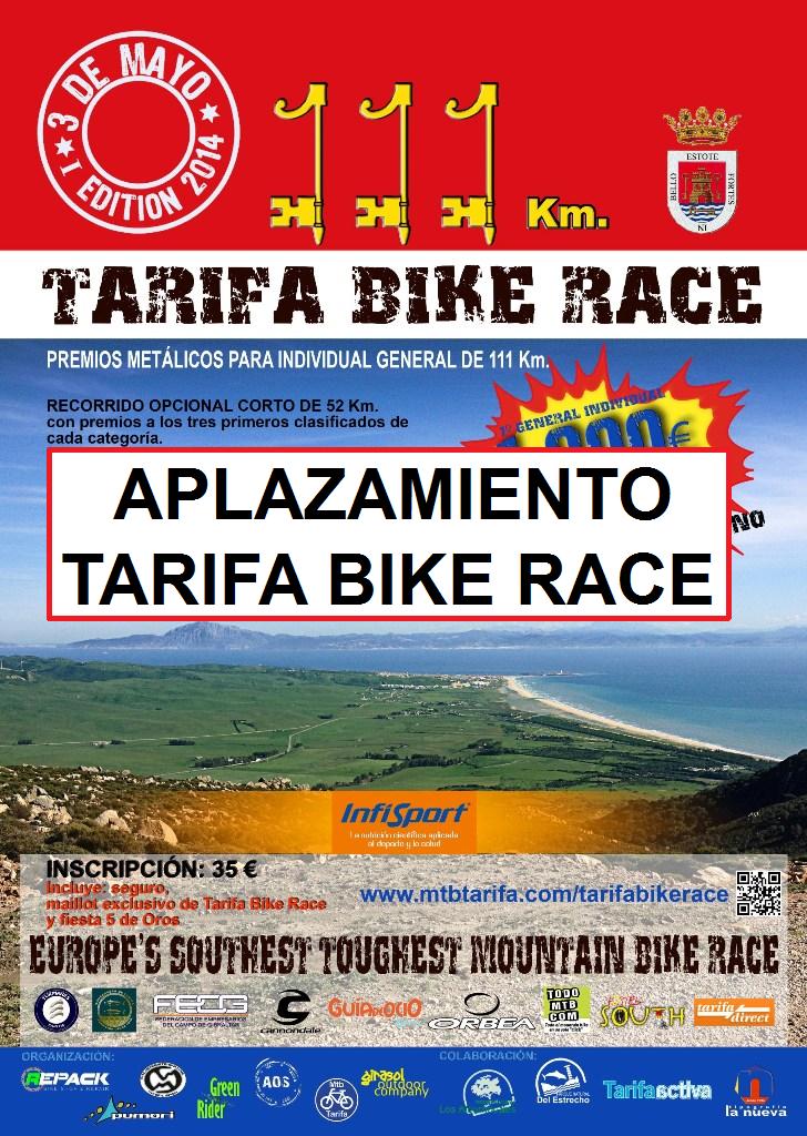 Aplazamiento Tarifa Bike Race