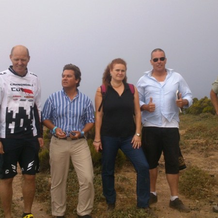 Herbert Neumann, Carlos Núnéz , Nuria Perez, Henk y Esteban.
