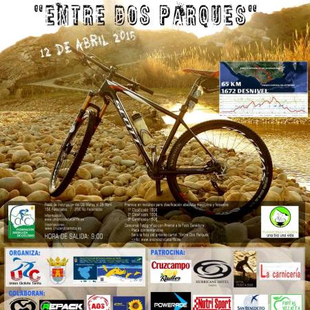 Cartel I Maratón Mtb Cuidad de Tarifa 12 Abril 2015
