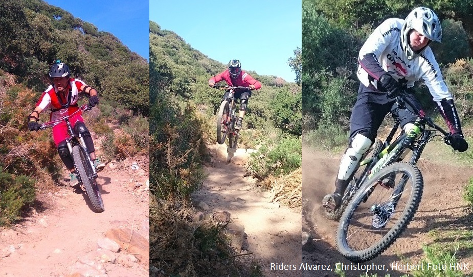 Playing in the mountain