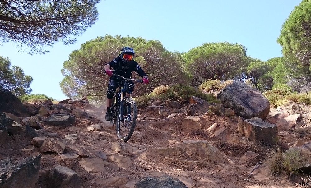 Dusty trails under the sun