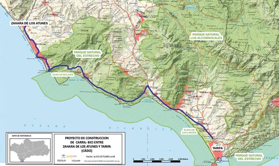 Carril de bici Ruta del Estrecho